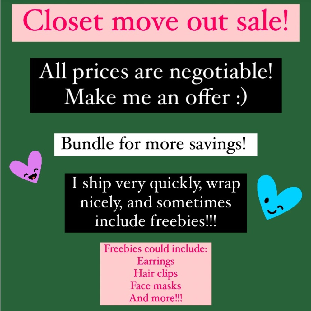 🔴‼️CLOSET CLEAN OUT‼️🔴